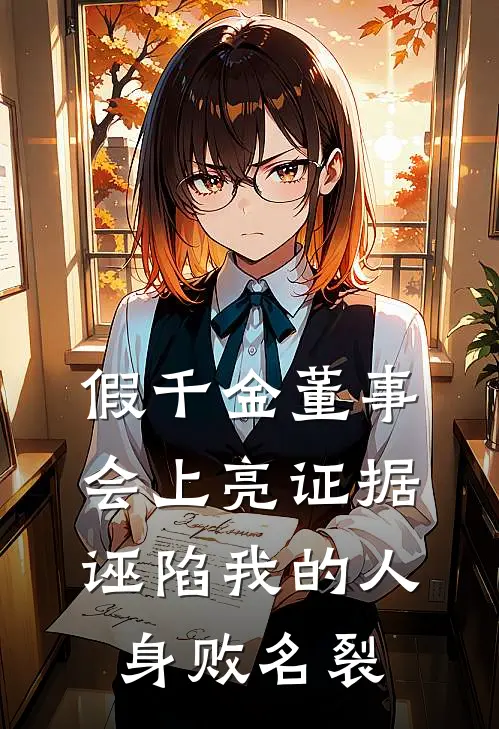 假千金董事会上亮证据，诬陷我的人身败名裂