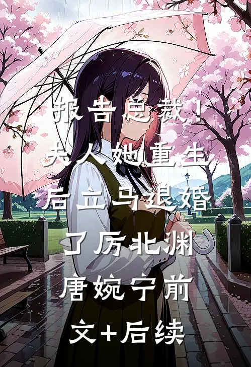 报告总裁！夫人她重生后立马退婚了厉北渊唐婉宁前文+后续