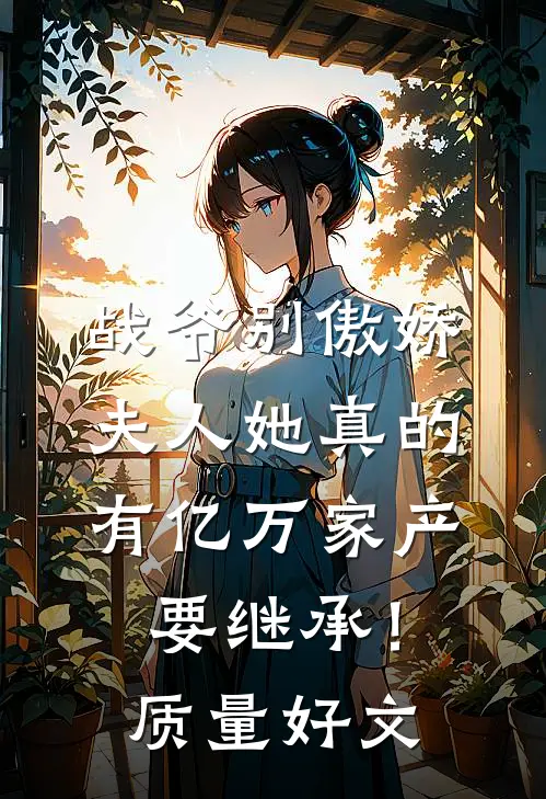 战爷别傲娇，夫人她真的有亿万家产要继承！质量好文