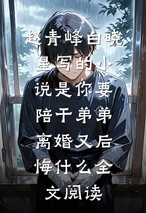 赵青峰白晓星写的小说是你要陪干弟弟，离婚又后悔什么全文阅读