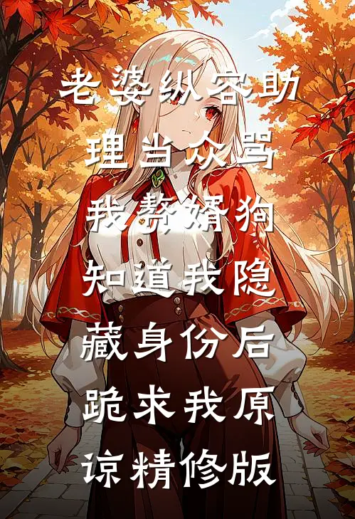 老婆纵容助理当众骂我赘婿狗，知道我隐藏身份后，跪求我原谅精修版