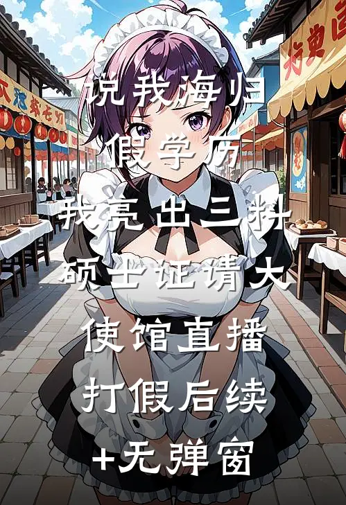说我海归假学历，我亮出三料硕士证请大使馆直播打假后续+无弹窗