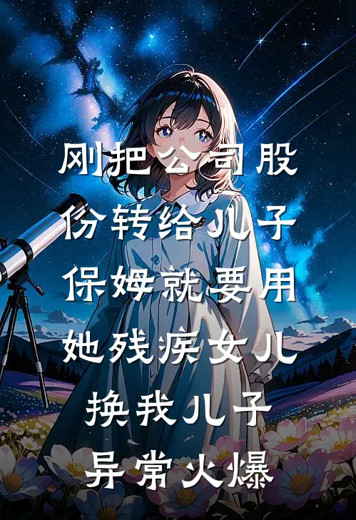 刚把公司股份转给儿子，保姆就要用她残疾女儿换我儿子异常火爆