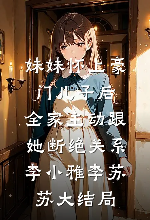 妹妹怀上豪门儿子后，全家主动跟她断绝关系李小雅李苏苏大结局