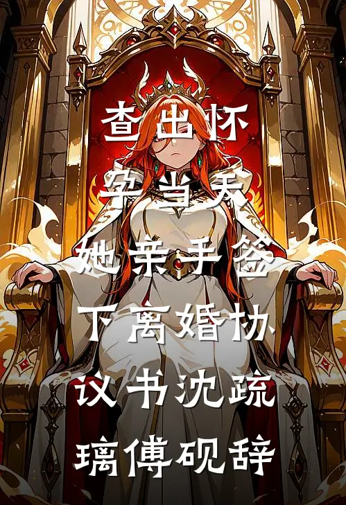 查出怀孕当天，她亲手签下离婚协议书沈疏璃傅砚辞