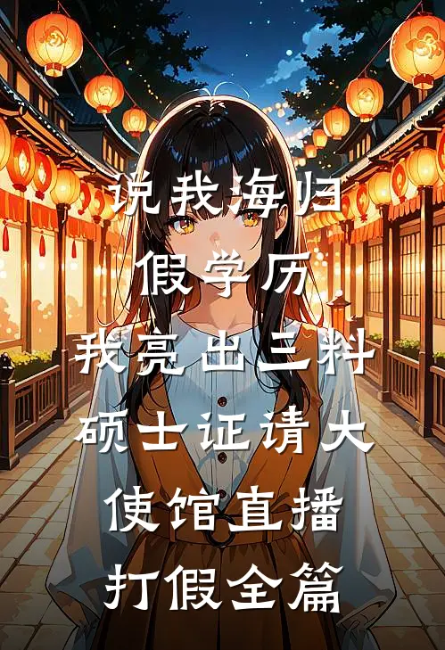 说我海归假学历，我亮出三料硕士证请大使馆直播打假全篇