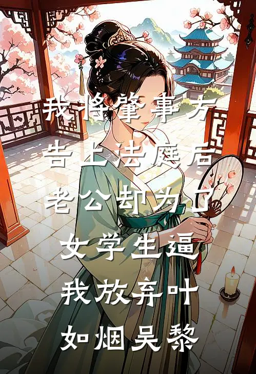 我将肇事方告上法庭后，老公却为了女学生逼我放弃叶如烟吴黎