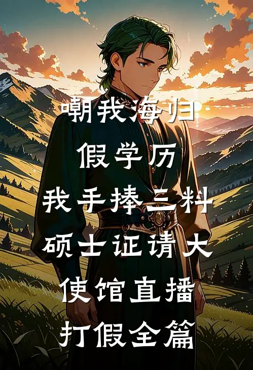 嘲我海归假学历，我手捧三料硕士证请大使馆直播打假全篇