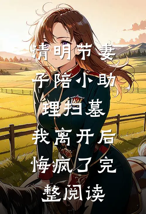 清明节妻子陪小助理扫墓，我离开后悔疯了完整阅读