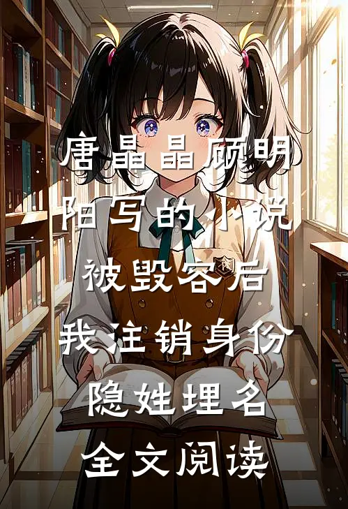 唐晶晶顾明阳写的小说被毁容后，我注销身份隐姓埋名全文阅读