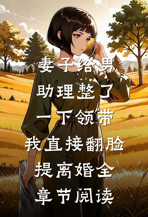 妻子给男助理整了一下领带，我直接翻脸提离婚全章节阅读