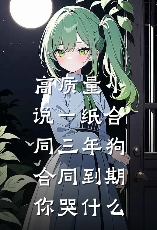 高质量小说一纸合同三年狗，合同到期你哭什么