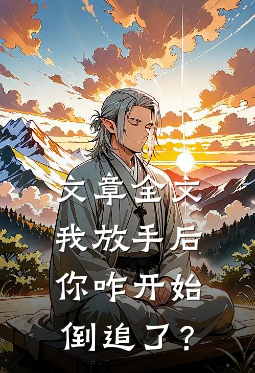 文章全文我放手后，你咋开始倒追了？