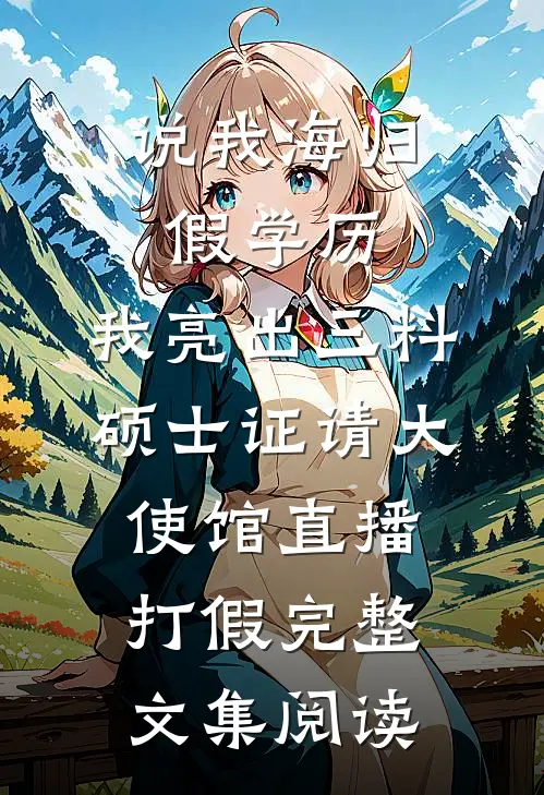 说我海归假学历，我亮出三料硕士证请大使馆直播打假完整文集阅读