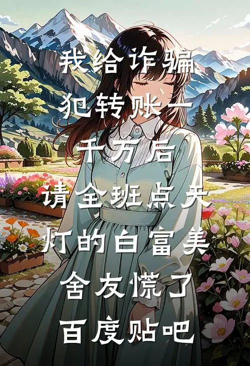 我给诈骗犯转账一千万后，请全班点天灯的白富美舍友慌了百度贴吧