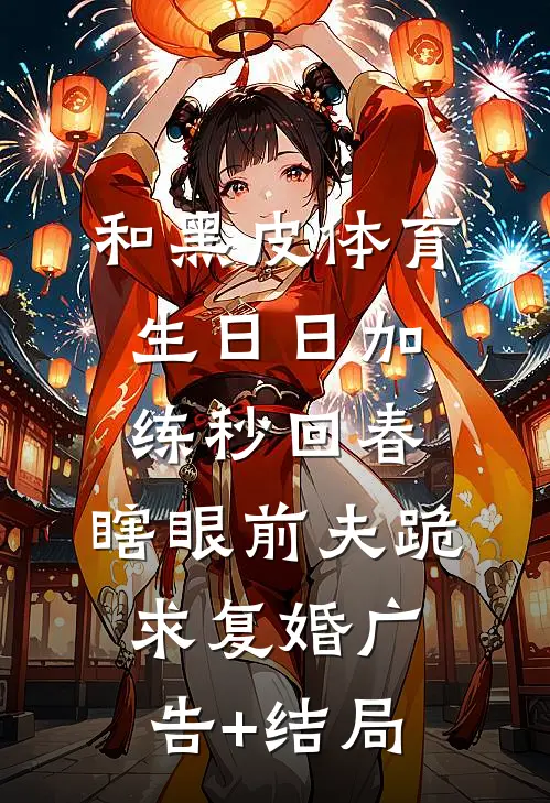 和黑皮体育生日日加练秒回春，瞎眼前夫跪求复婚广告+结局