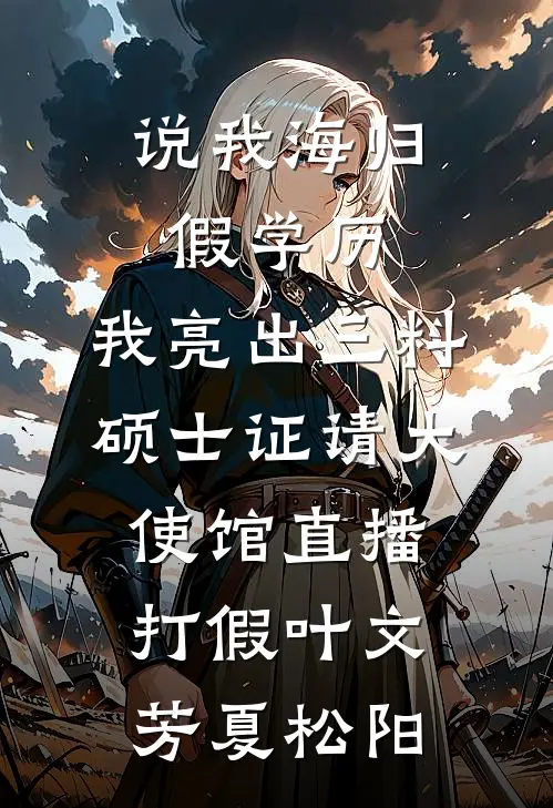 说我海归假学历，我亮出三料硕士证请大使馆直播打假叶文芳夏松阳