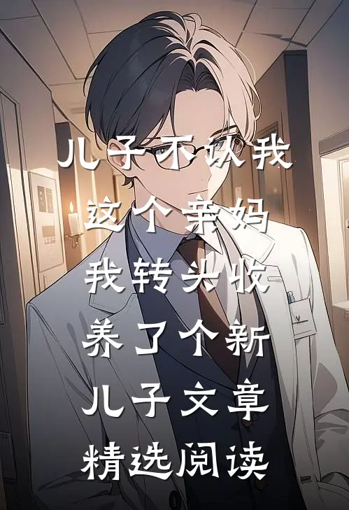 儿子不认我这个亲妈，我转头收养了个新儿子文章精选阅读