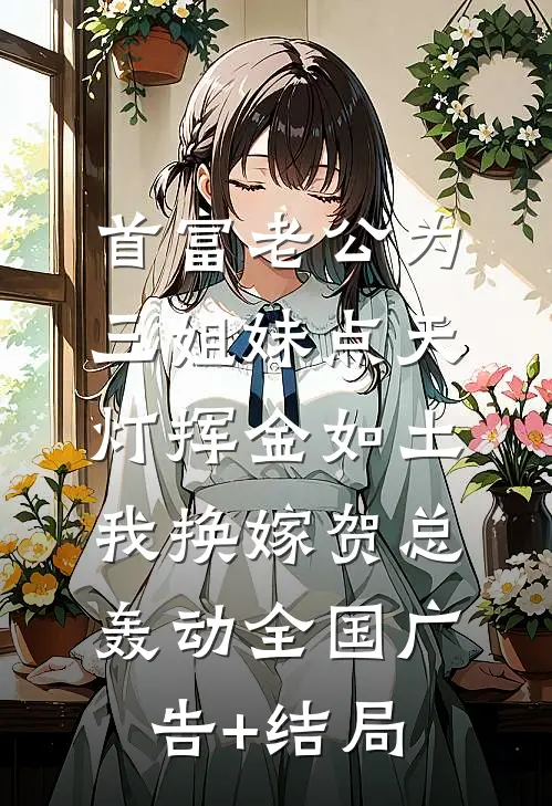 首富老公为三姐妹点天灯挥金如土，我换嫁贺总轰动全国广告+结局