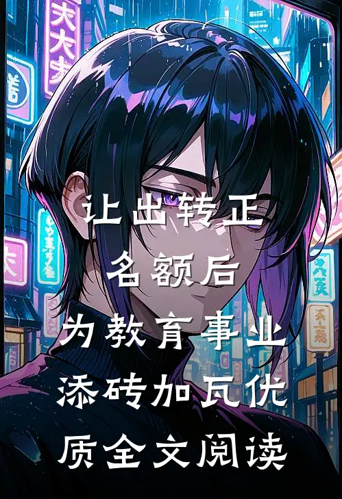 让出转正名额后，为教育事业添砖加瓦优质全文阅读