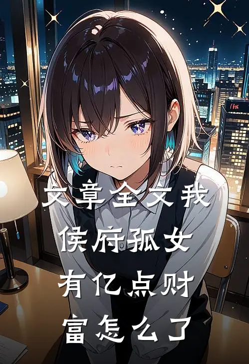 文章全文我，侯府孤女，有亿点财富怎么了