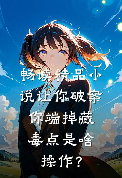 畅读精品小说让你破案，你端掉藏毒点是啥操作？